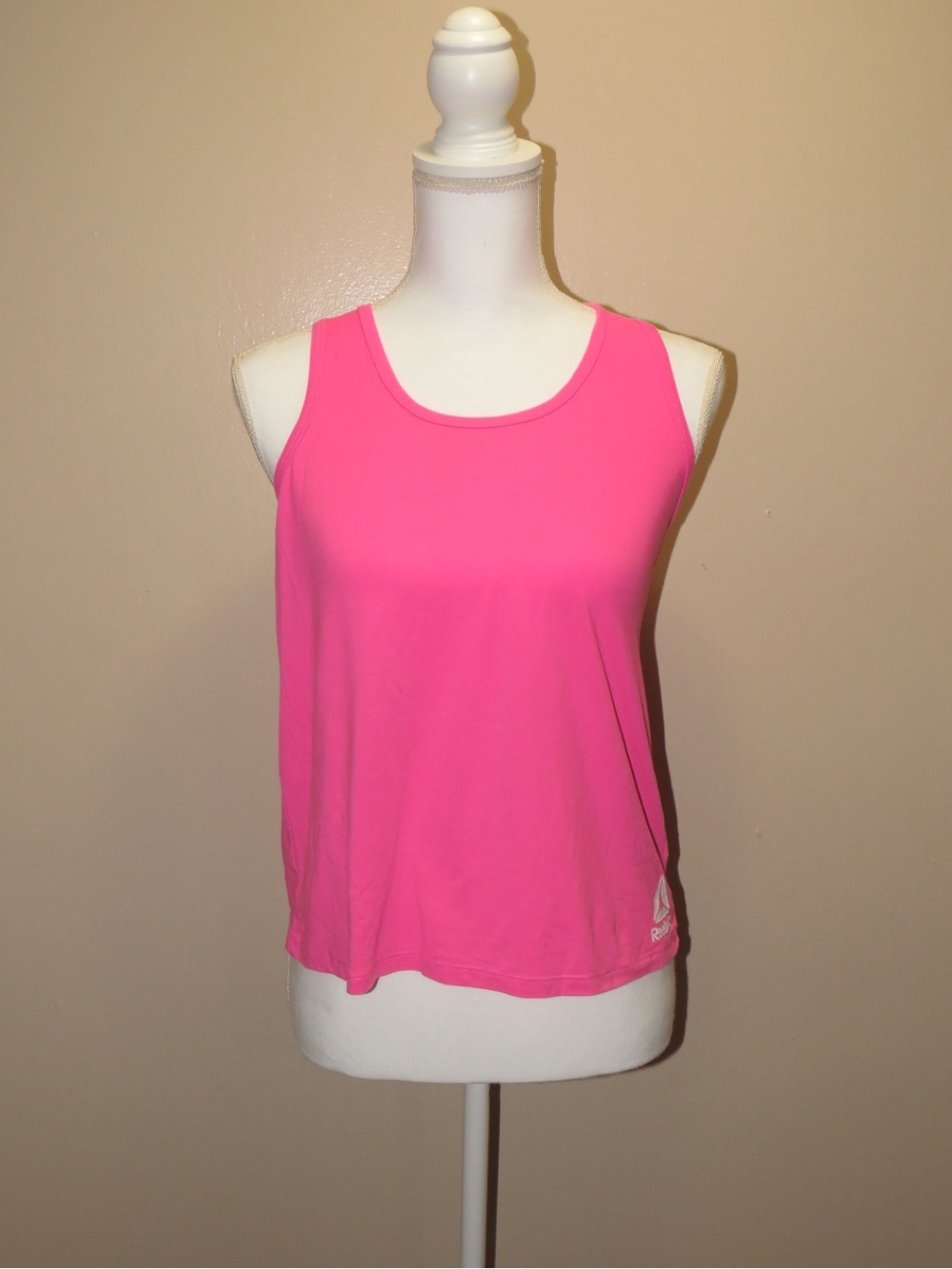 Reebok Hot Pink Athletic Tank Top, Size 14/16 (XL)